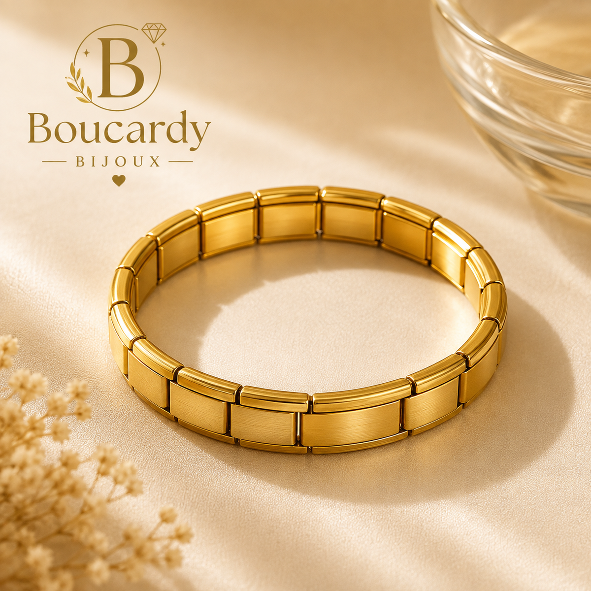Bracelet minimaliste en acier inoxydable – détail 6