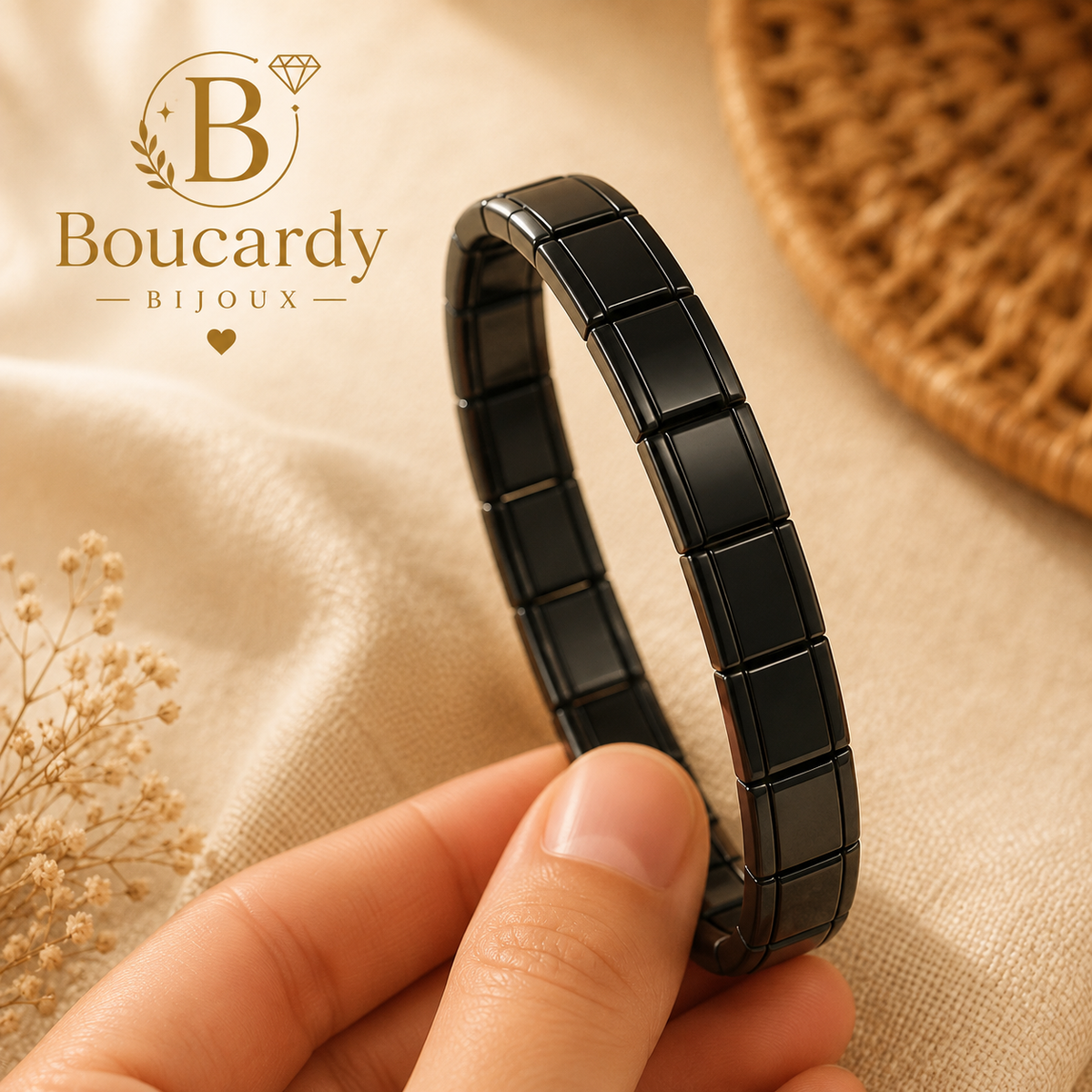 Bracelet minimaliste en acier inoxydable – détail 4