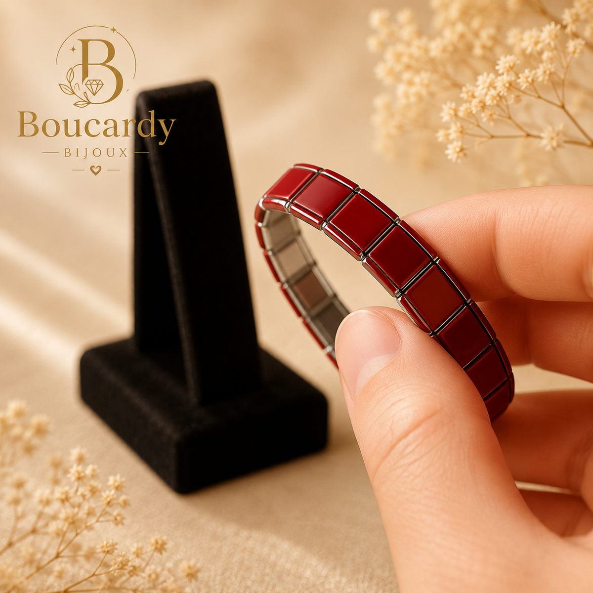 Bracelet minimaliste en acier inoxydable – détail 3